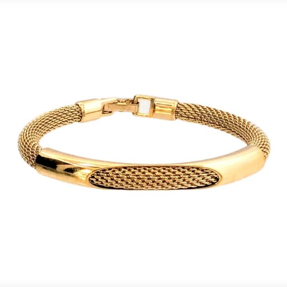 Vintage Avon Gold Mesh Bracelet | 7” Clasp - Picture 1 of 12